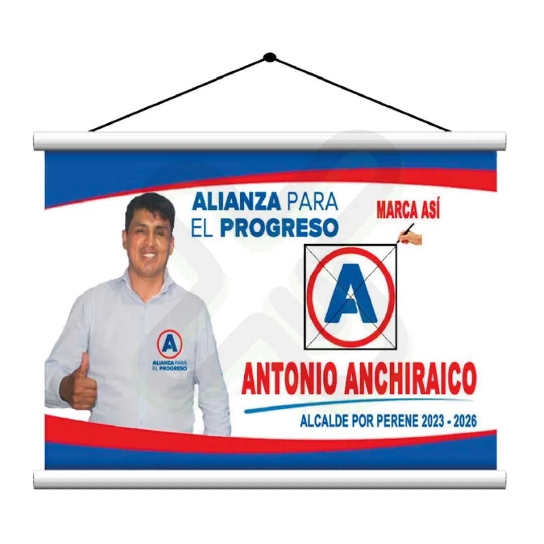 Banner X Mt personalizado con logo