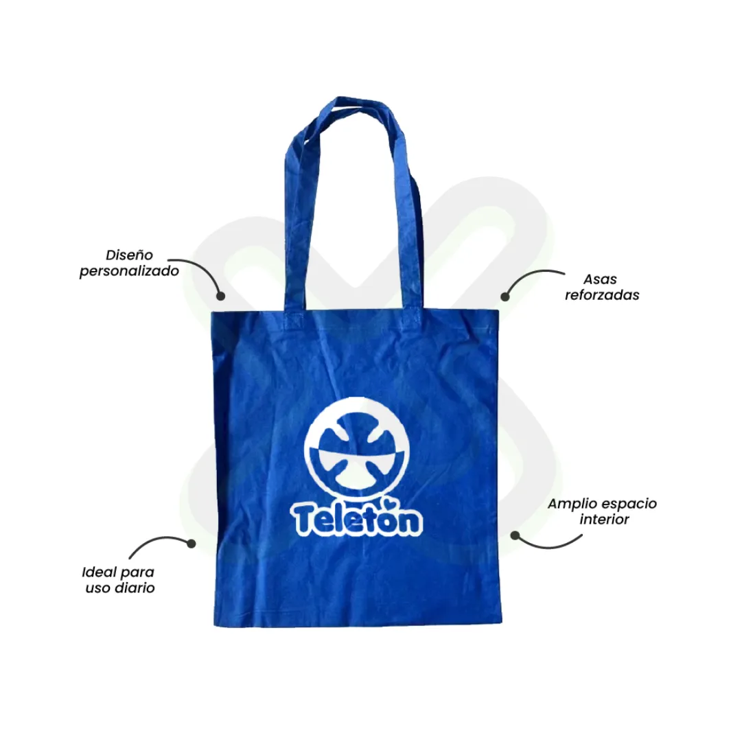 Bolsa De Algodon Con Asa Y Fuelle publicitario para empresas