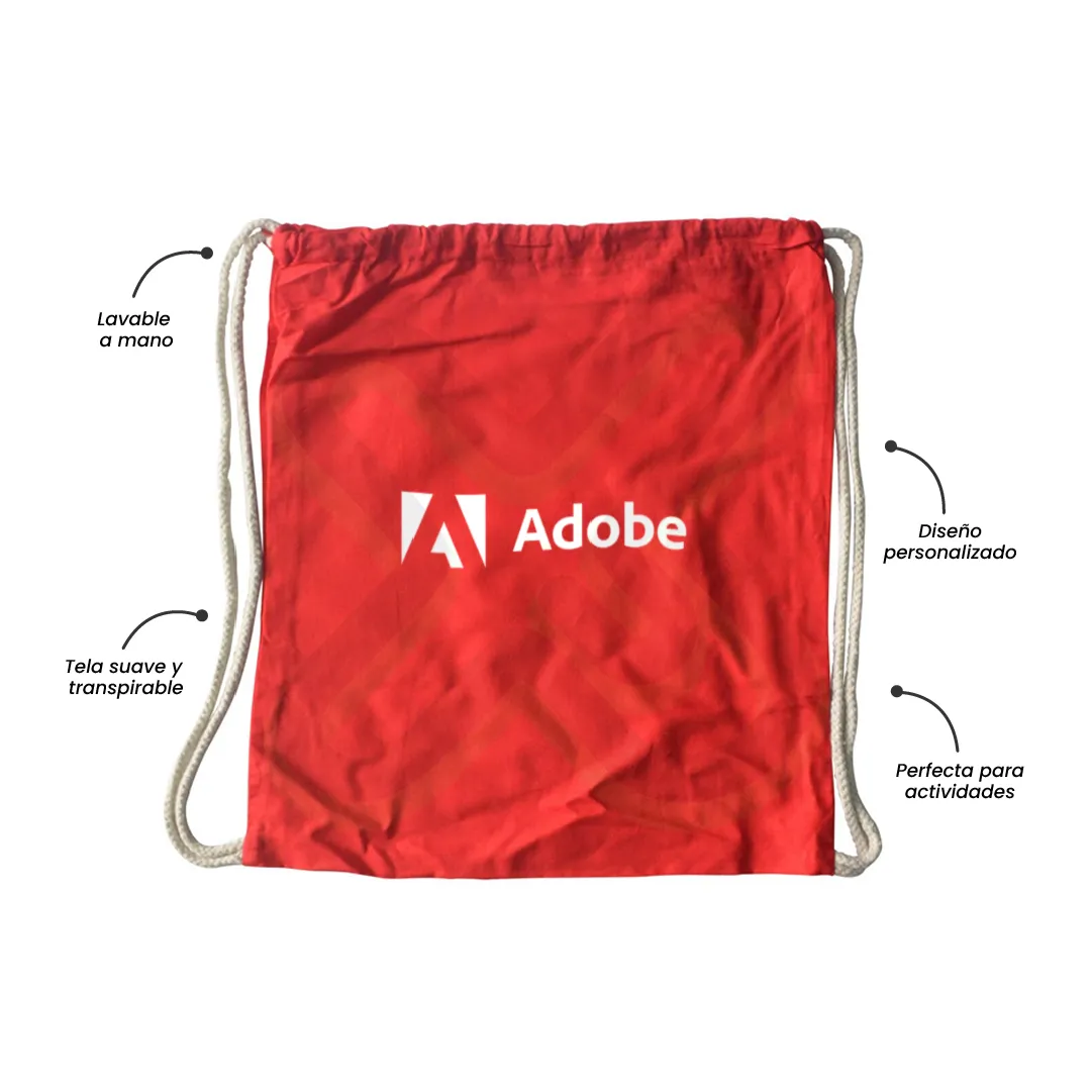 Bolsimochila De Algodon publicitario para empresas