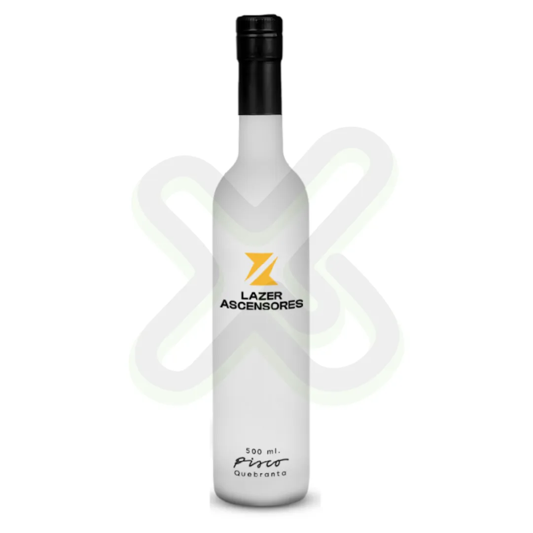 Botella De Pisco Personalizada personalizado con logo