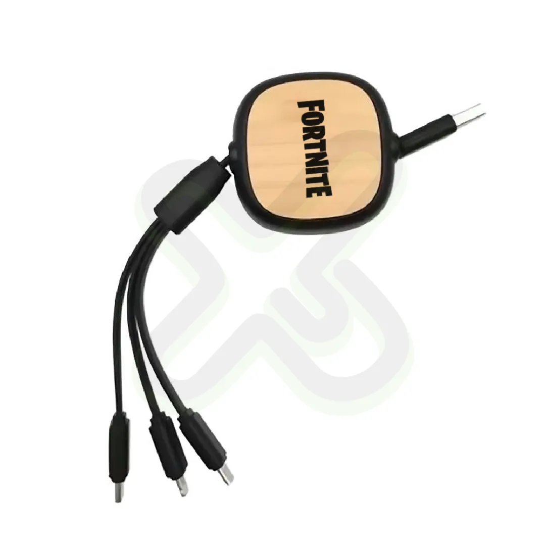Cable Ecologico Retractil personalizado con logo