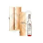 Caja De Madera Con Pisco Personalizado 500Ml personalizado con logo