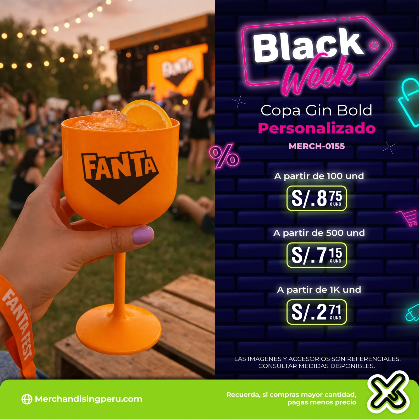 Copa Gin Bold Personalizado personalizado para empresas