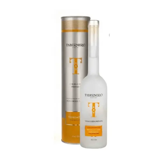 Envase Tubular Con Botella De Pisco 500Ml