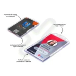 Fotocheck De Pvc Con Porta Fotocheck personalizado con logo