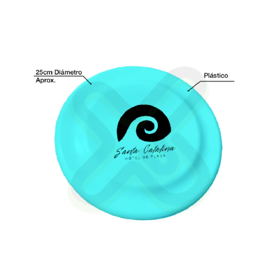 Freesbey Plastico personalizado con logo