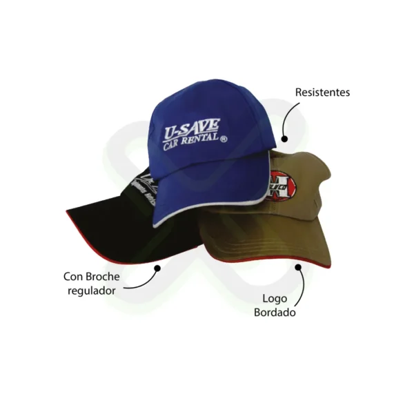 Gorra Drill Publicitario personalizado para empresas