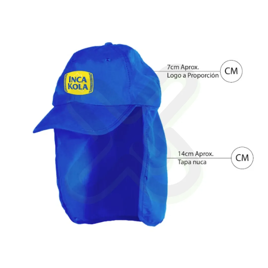 Gorra Grifero Con Tapa Nuca personalizado con logo