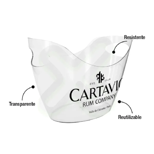 Hielera Acrilica personalizado para empresas