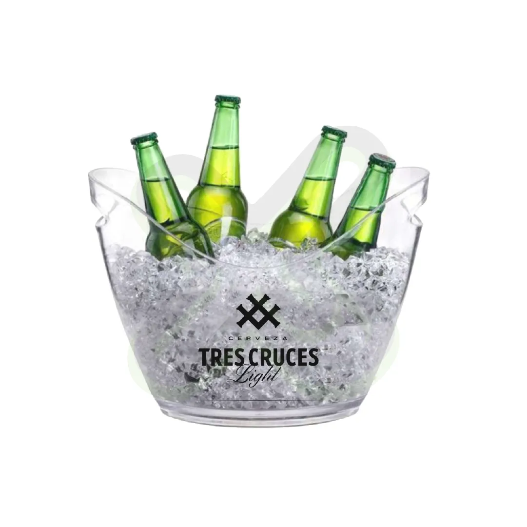 Hielera Acrilica personalizado con logo
