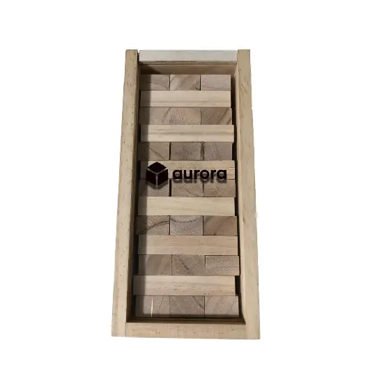 Jenga De Madera personalizado con logo
