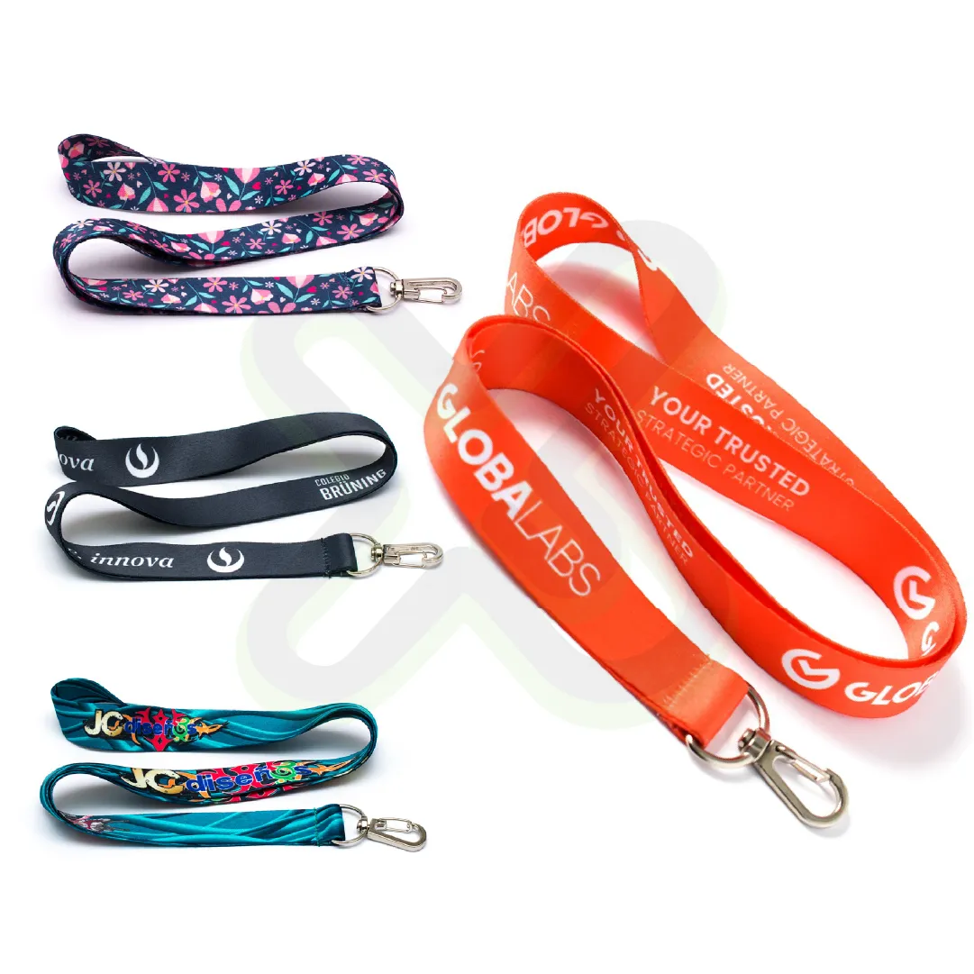 Lanyard Con Arnes Plata 2Cm