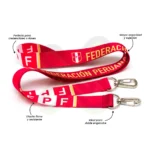 Lanyard Con Arnes Plata Doble 2 5Cm publicitario para empresas
