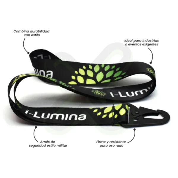 Lanyard Con Arnes Tactico 2 5Cm personalizado para empresas