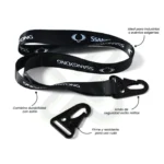 Lanyard Con Arnes Tactico 2 5Cm personalizado con logo
