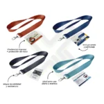 Lanyard Con Credencial De Couche 150Gr Y Mica personalizado con logo