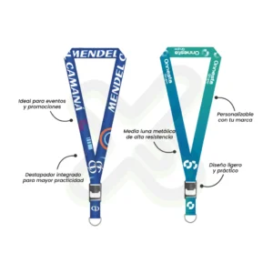 Lanyard Con Destapador Y Media Luna 2 5Cm personalizado para empresas