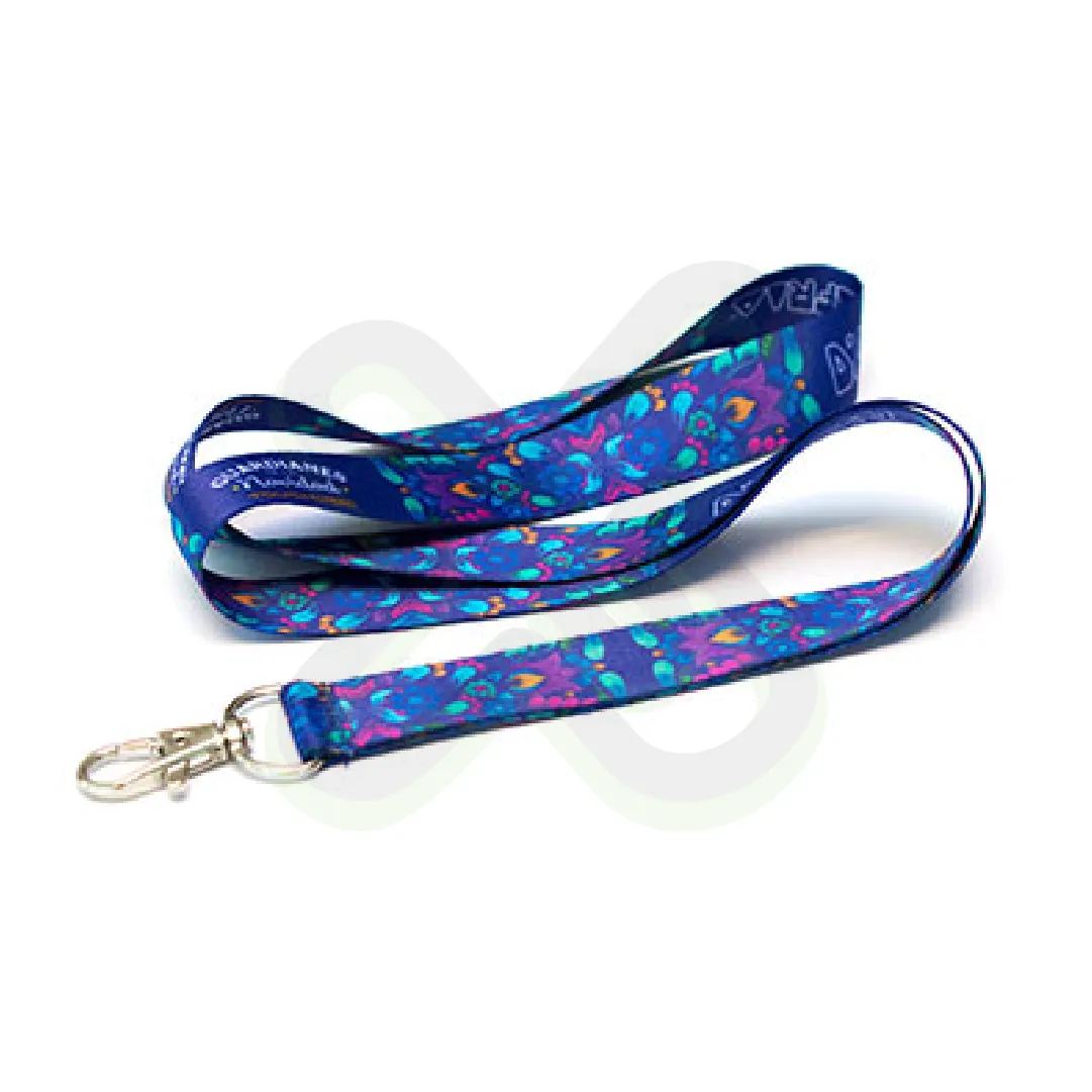 Lanyard Con Mosqueton Giratorio Con Palanca