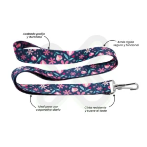 Lanyard Con Mosqueton Rigido 2 5Cm personalizado para empresas