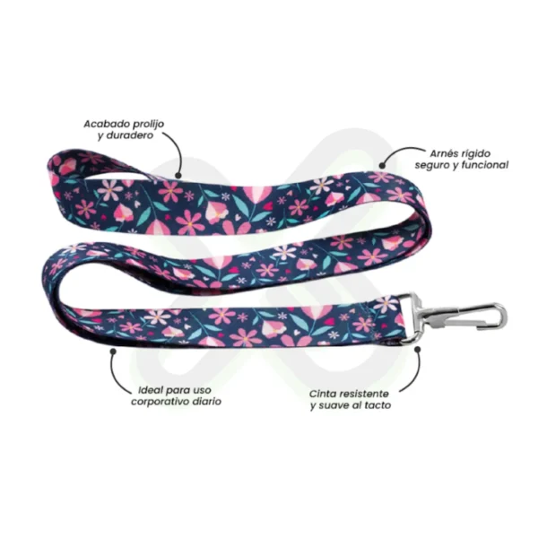 Lanyard Con Mosqueton Rigido 2 5Cm personalizado para empresas