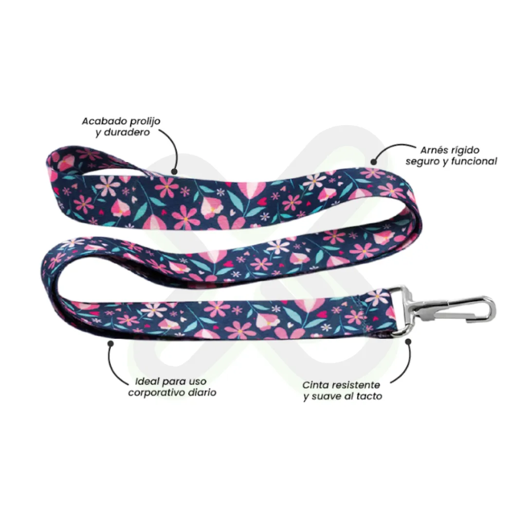 Lanyard Con Mosqueton Rigido 2 5Cm publicitario para empresas