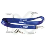 Lanyard Con Mosqueton Rigido 2 5Cm