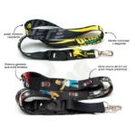 Lanyard Con Tip Top Giratorio Y Arnes Plata 2 5Cm personalizado con logo