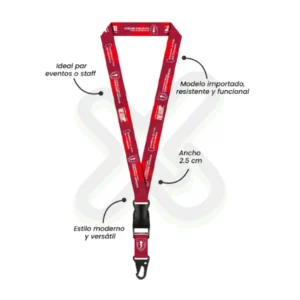 Lanyard Con Tip Top Plano Importado Y Arnes Tactico 2 5Cm personalizado para empresas