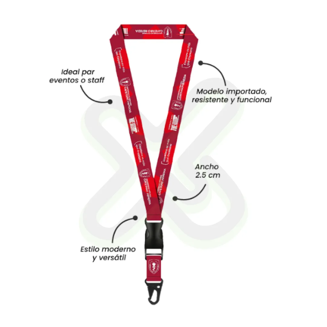 Lanyard Con Tip Top Plano Importado Y Arnes Tactico 2 5Cm publicitario para empresas