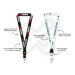 Lanyard Con Tip Top Plano Nacional O Importado Arnes Plata Y Argolla 2 5Cm publicitario para empresas