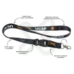 Lanyard Con Tip Top Plano Nacional O Importado Mosqueton Giratorio Con Palanca Y Argolla 2Cm publicitario para empresas