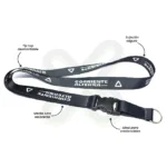 Lanyard Con Tip Top Plano Nacional Y Media Luna 2Cm publicitario para empresas