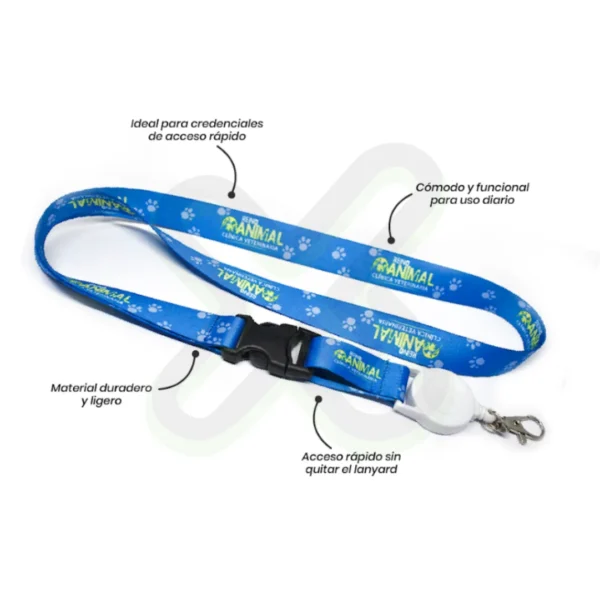 Lanyard Con Tip Top Plano Nacional Y Yoyo 2Cm personalizado para empresas