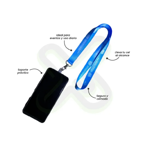 Lanyard Porta Celular personalizado para empresas