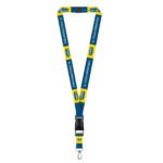 Lanyard Con Tip Top Plano Nacional O Importado Mosqueton Giratorio Con Palanca O Arnes Plata Y Break Away 2Cm personalizado con logo