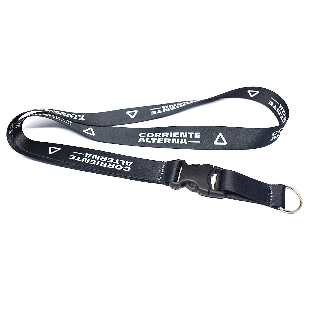 Lanyard Con Tip Top Plano Importado Y Media Luna 2Cm personalizado con logo