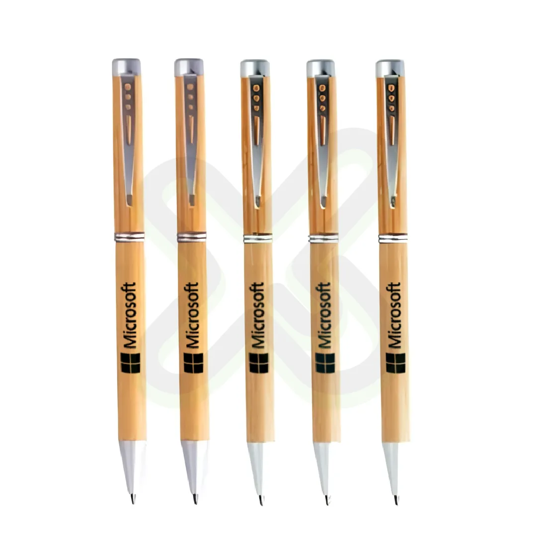 Lapicero Bamboo personalizado con logo