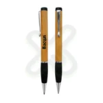 Lapicero Bamboo Con Agarradera Plastica personalizado con logo
