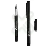 Lapicero Metalico Negro Dorado Mate publicitario para empresas