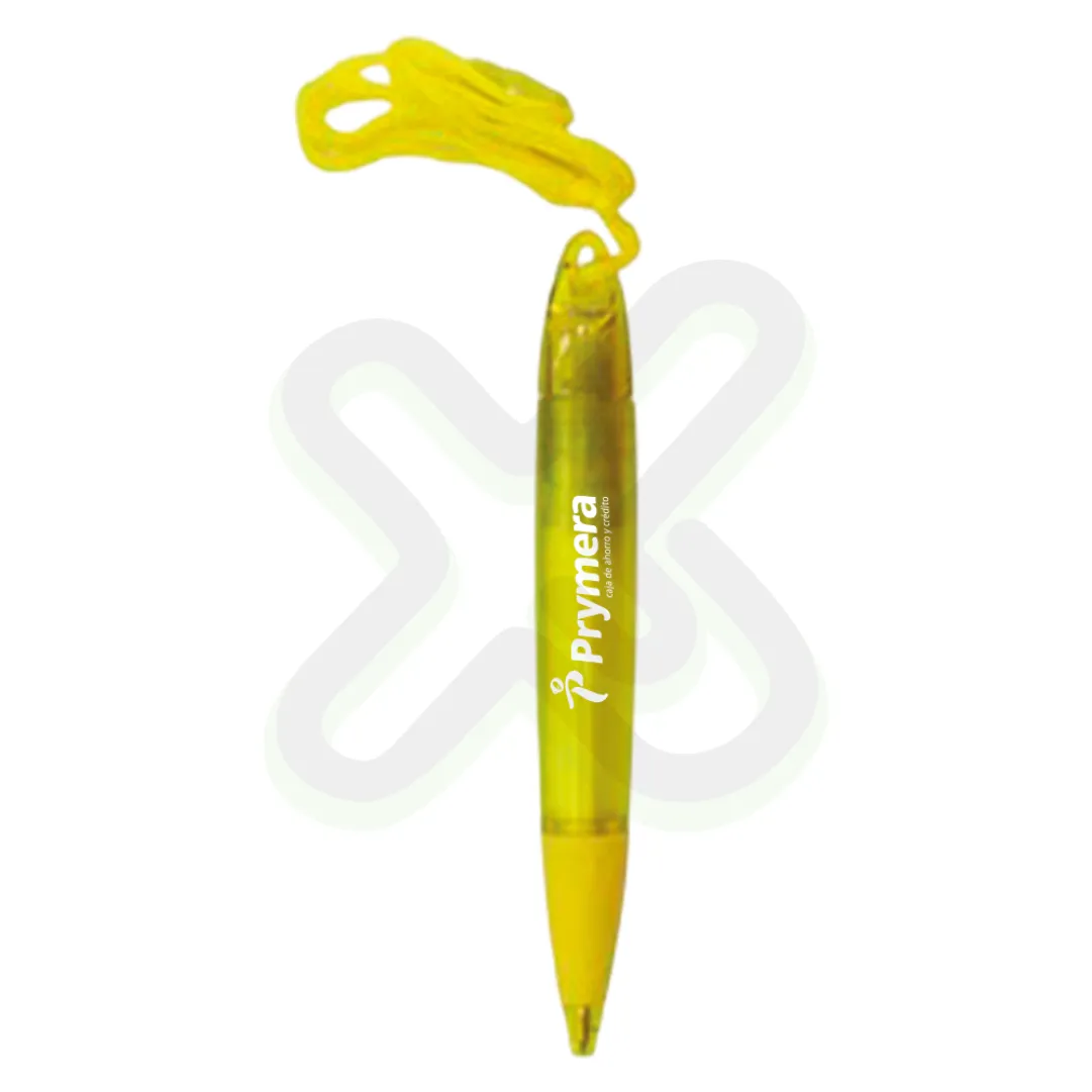 Lapicero Plastico Colgante Giratorio personalizado con logo