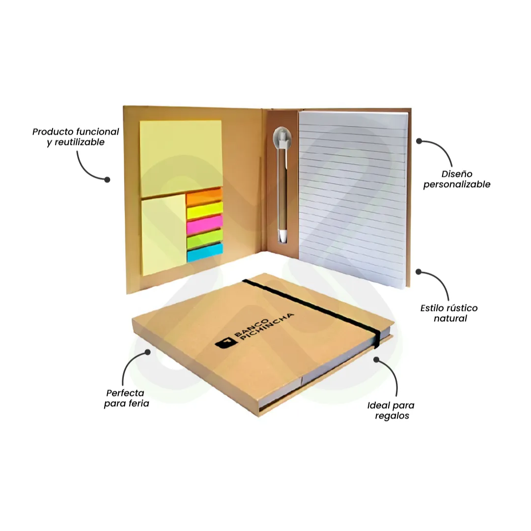 Libreta Con Post It publicitario para empresas