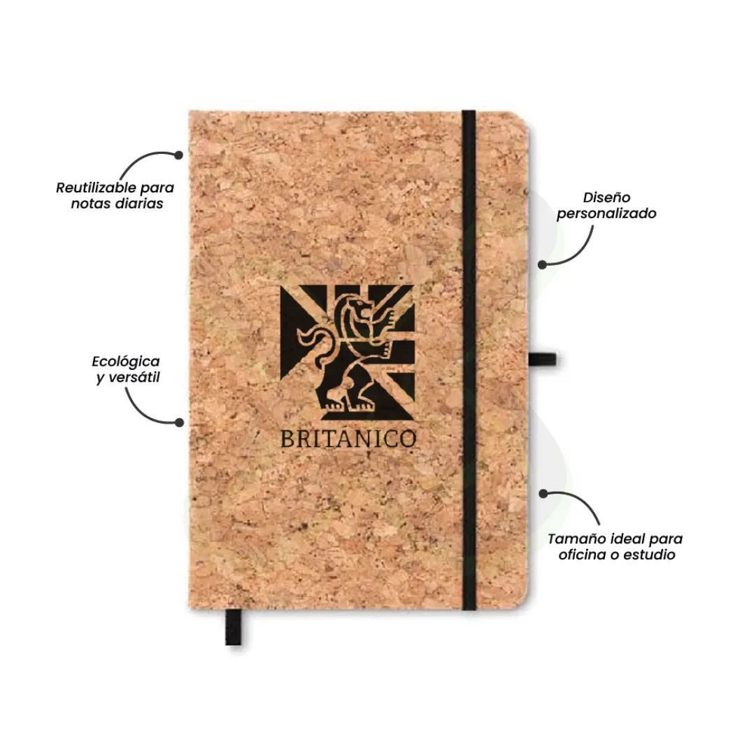 Libreta De Corcho A5 publicitario para empresas
