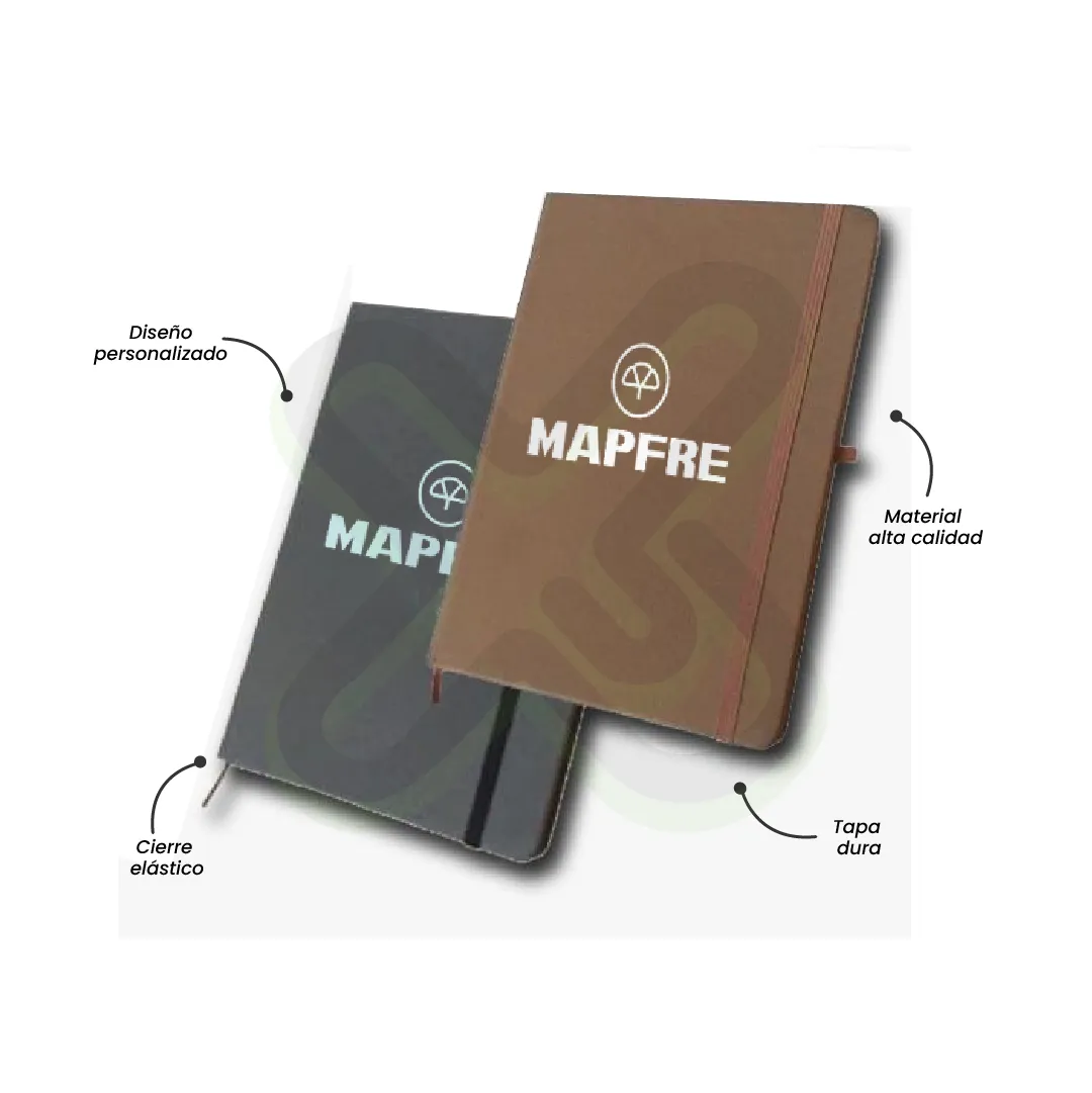 Libreta De Cuerina A5 publicitario para empresas