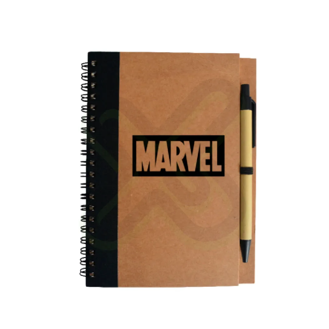 Libreta Tapa Carton Reciclado A5 personalizado con logo