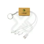 Llavero Cable Cargador personalizado con logo