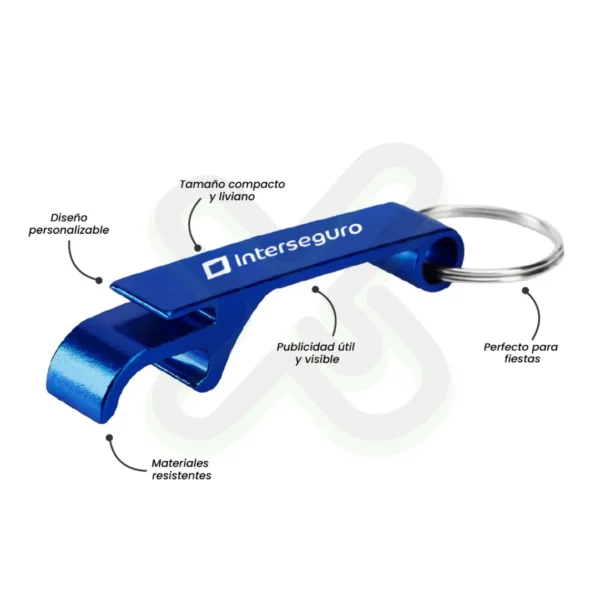 Llavero Destapador personalizado para empresas