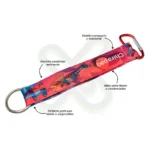 Llavero Lanyard Con Carabiner Y Media Luna 2 5Cm publicitario para empresas
