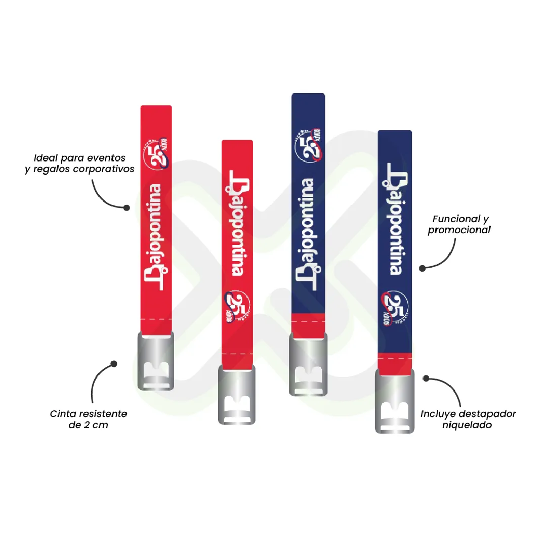 Llavero Lanyard Con Destapador 2Cm personalizado con logo