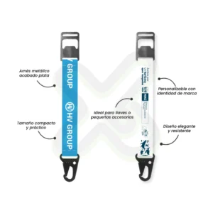 Llavero Lanyard Con Destapador Y Arnes Tactico 2 5Cm personalizado para empresas