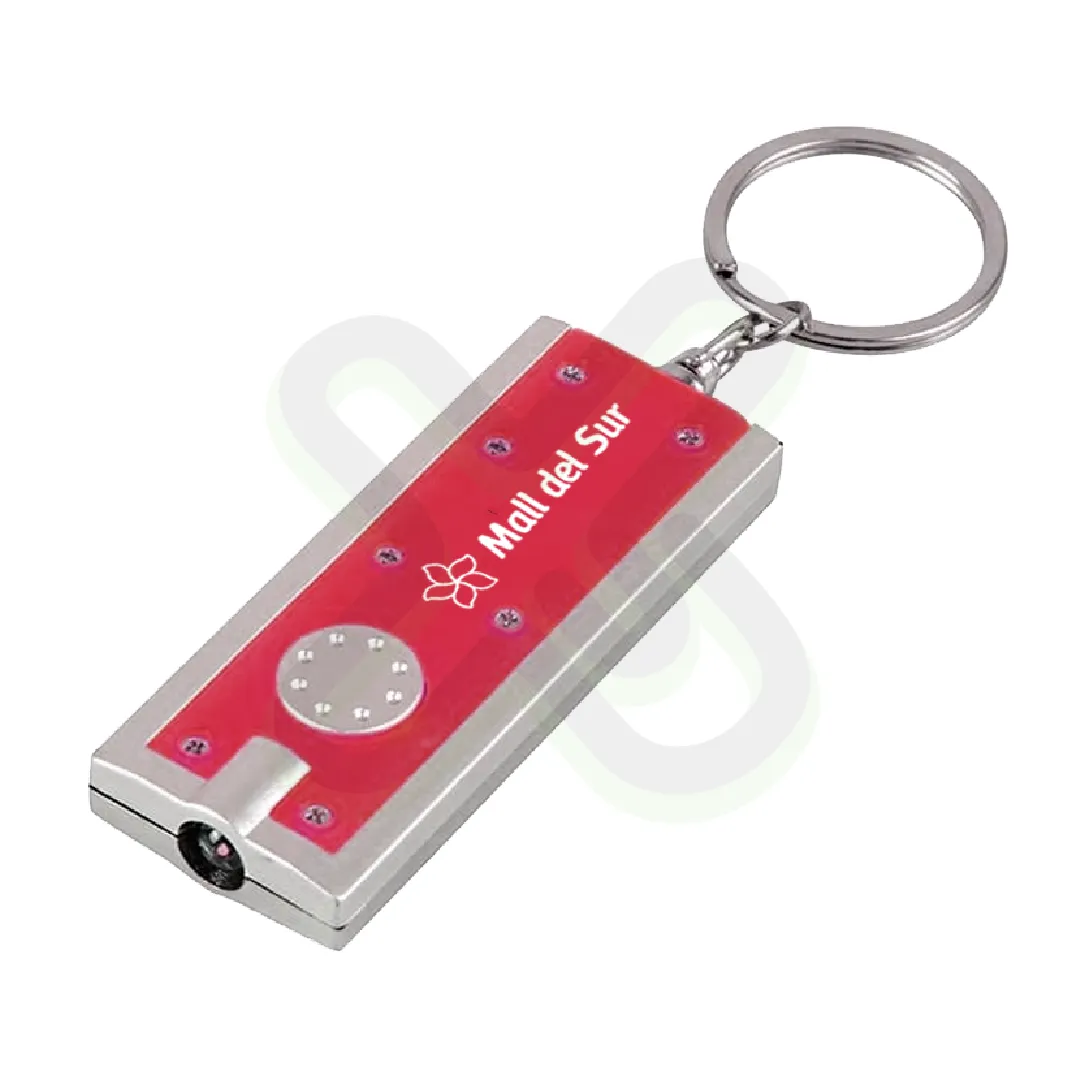 Llavero Led Rentagunlar personalizado con logo